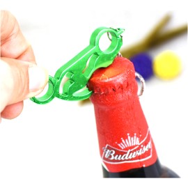 2 5/8 " Motorcycle Shaped Bottle Opener Key Holder