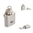 1 OZ Stainless Steel Flask Bottle With Keychain