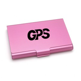 3 5/8 " Aluminum Alloy Business Card Holder