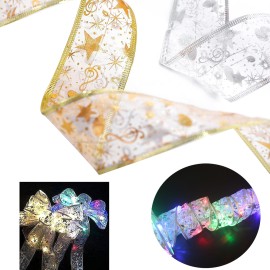 2 " Width Christmas Tree Ribbon Lights