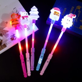 14 " Light Up Santa Wand