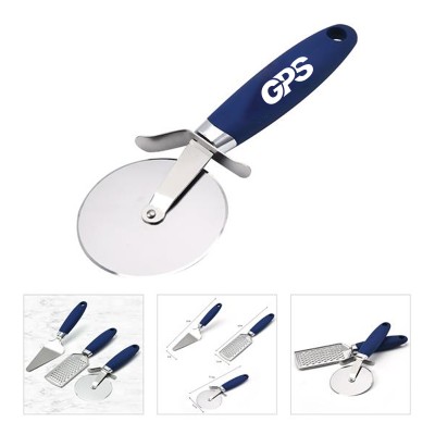 3 PCS Stainless Steel Pizza Cutter Set