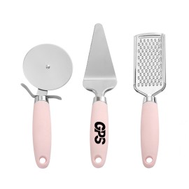 3 PCS Stainless Steel Pizza Cutter Set