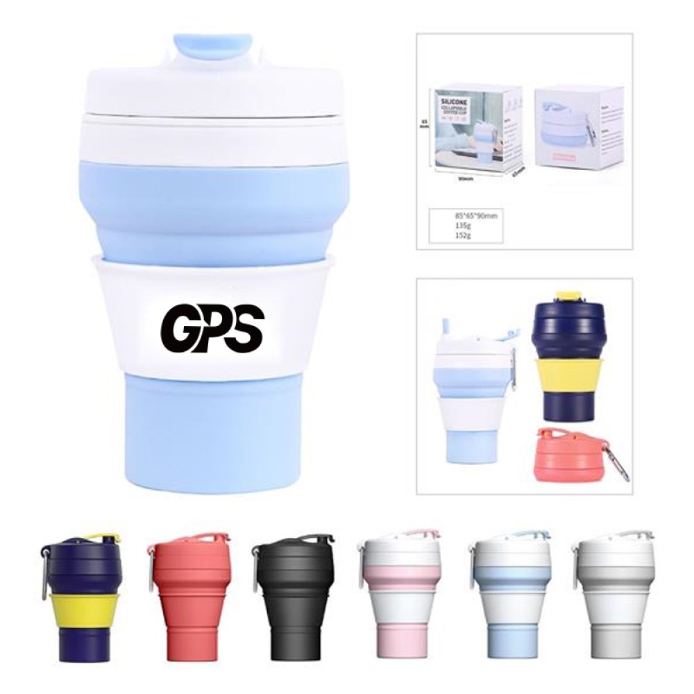15 OZ Compress Travel Mug with Straw