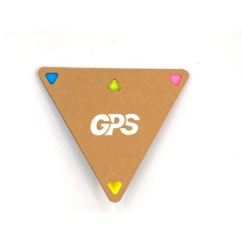 4 1/8 " Triangular Multi-Color Sticky Notes