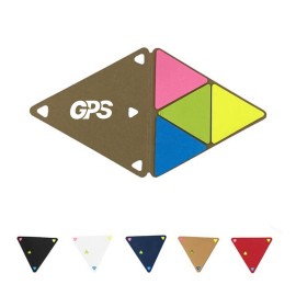 4 1/8 " Triangular Multi-Color Sticky Notes