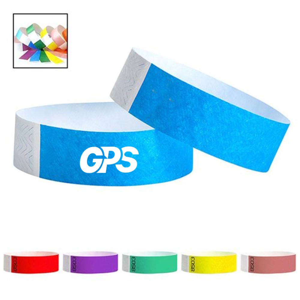 9 7/8 " Paper Bracelets Wrist Band