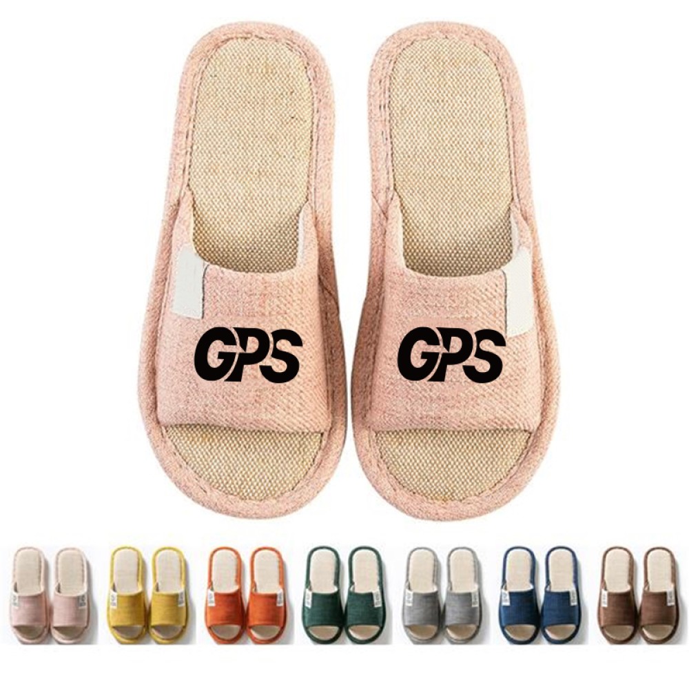 Indoor Linen Slippers