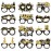 15 3/4" New Year Paper Decorative Glasses