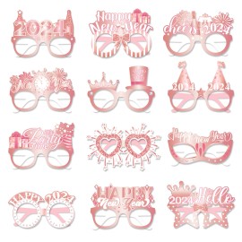 15 3/4" New Year Paper Decorative Glasses