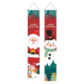 100 D Christmas Couplets Hanging Flags