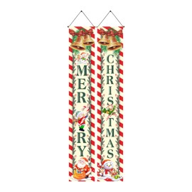 100 D Christmas Couplets Hanging Flags