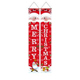 100 D Christmas Couplets Hanging Flags
