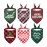 15 3/4 " Christmas Pet Saliva Towel