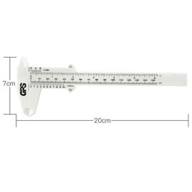 7 7/8 " Mini Plastic Vernier Caliper