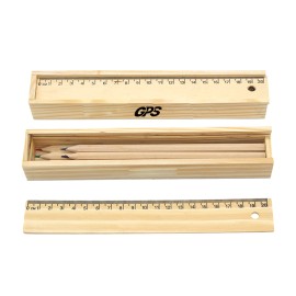 8 1/4 " Pencil and Ruler Set In Box