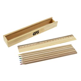 8 1/4 " Pencil and Ruler Set In Box