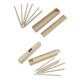 8 1/4 " Pencil and Ruler Set In Box