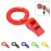 2 1/8 " Colorful Whistle With Spiral Bracelet