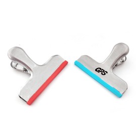 3 " Silicone and Stainless Steel Chip Bag Clips