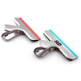 3 " Silicone and Stainless Steel Chip Bag Clips