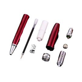 5 3/8 " Metal Ballpoint Pen with LED Light