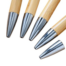 5 3/8 " Bamboo press ballpoint pen