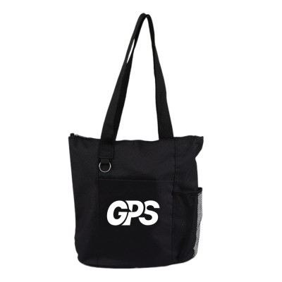 600D Oxford Black Shopping Bag
