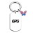 2 " Good Friend Stainless Keychain