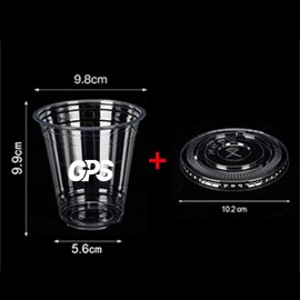 9 OZ. Plastic Disposable PET Cup