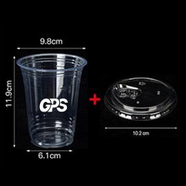 9 OZ. Plastic Disposable PET Cup