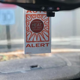 16 Pt Auto Alert Car Thermometer