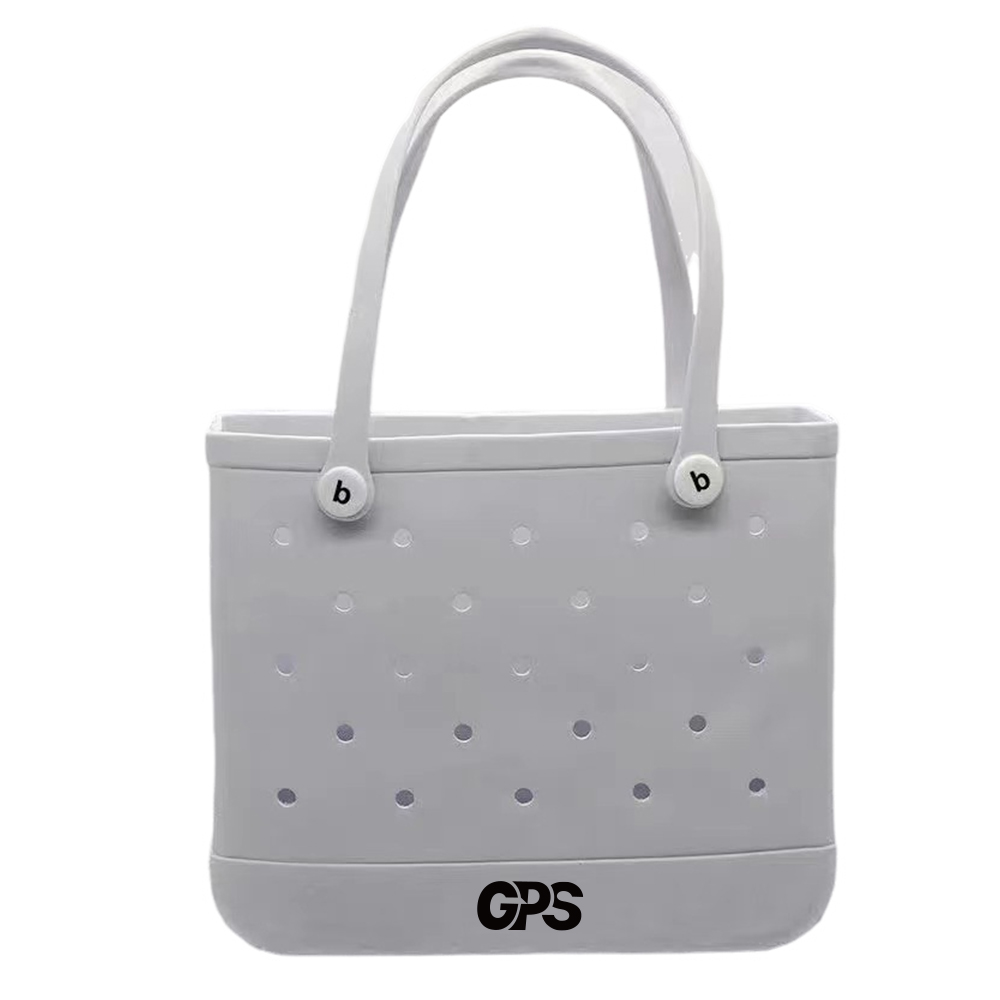 15" EVA Beach Mesh Basket Hole Tote Bag