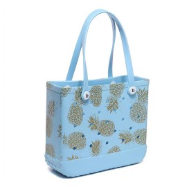 15" EVA Beach Mesh Basket Hole Tote Bag