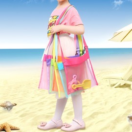 10 " Children Colorful Beach Mesh Bag