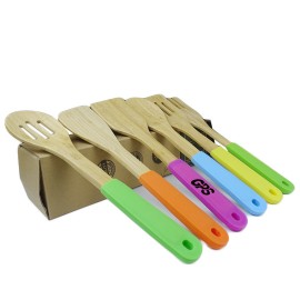 12 " Bamboo shovel with Silicone Handle Set