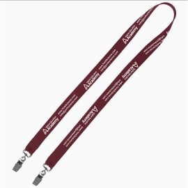3/4" Double Ended Dye-Sublimation Lanyard 36" Length