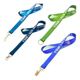  3/4" Single Ended Dye-Sublimation Lanyard 36" Length