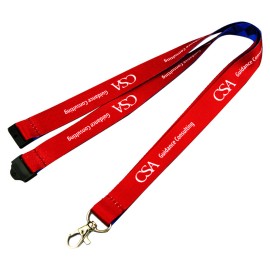 3/4" Single Ended Dye-Sublimation Lanyard w/Safety Break