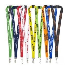 3/4" Single Ended Dye-Sublimation Lanyard w/Safety Break