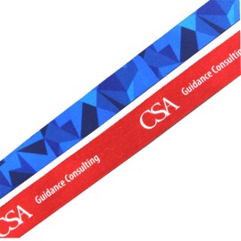 3/4" Single Ended Dye-Sublimation Lanyard w/Safety Break