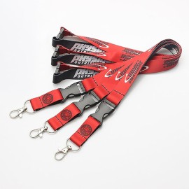 3/4" Single Ended Dye-Sublimation Lanyard w/Safety Break or Buckle Release