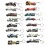 3.3" Customizable Car Shaped PVC Flashlight Keychain