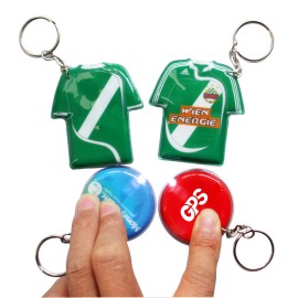 3.3" Customizable Car Shaped PVC Flashlight Keychain