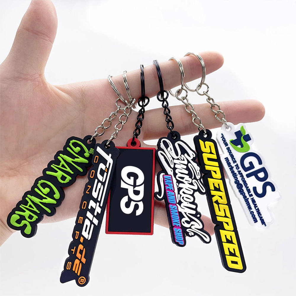 3.3" Soft PVC Customizable Shape Double-sided Keychain