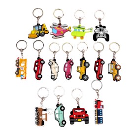 3.3" Soft PVC Customizable Shape Double-sided Keychain