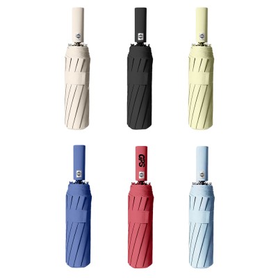 12 Double Ribs Windproof Automatic Folding Travel Umbrella