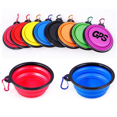 Foldable Pet Silicone Feeding Bowl