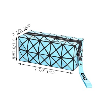 Geometric Diamond Folding Makeup Bag