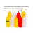 Single Hole Kitchen Sauce Squeeze Bottle